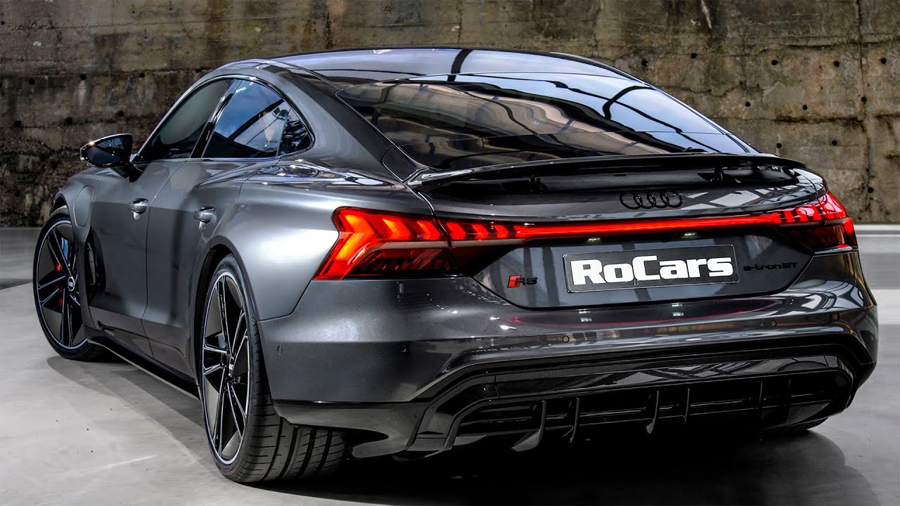 Grymt snyggt med Audi RS ETron GT www.sportbilen.se