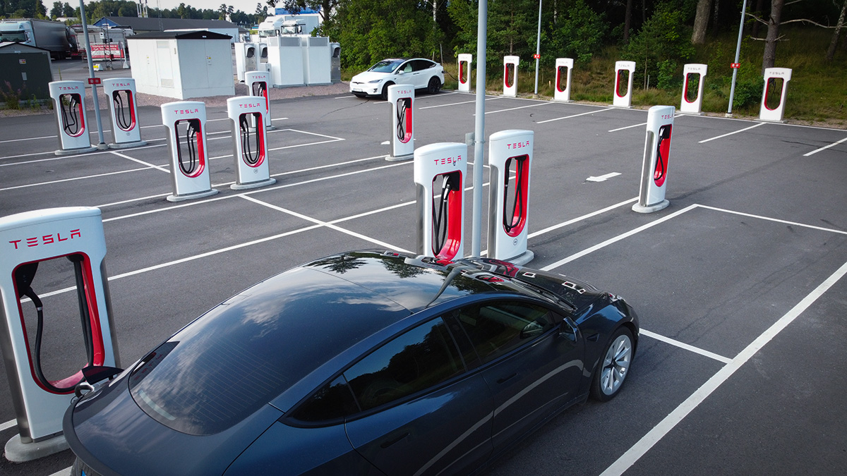 Tesla-laddare Sverige